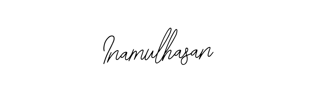 Also we have Inamulhasan name is the best signature style. Create professional handwritten signature collection using Bearetta-2O07w autograph style. Inamulhasan signature style 12 images and pictures png