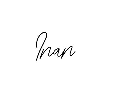 How to make Inan signature? Bearetta-2O07w is a professional autograph style. Create handwritten signature for Inan name. Inan signature style 12 images and pictures png