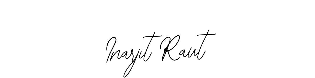 How to make Inarjit Raut name signature. Use Bearetta-2O07w style for creating short signs online. This is the latest handwritten sign. Inarjit Raut signature style 12 images and pictures png