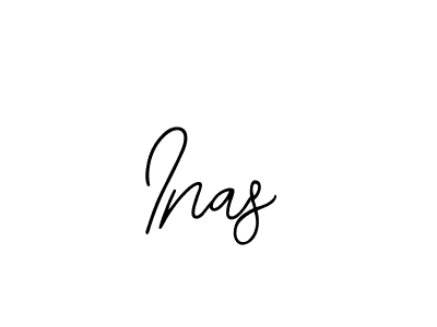 Inas stylish signature style. Best Handwritten Sign (Bearetta-2O07w) for my name. Handwritten Signature Collection Ideas for my name Inas. Inas signature style 12 images and pictures png