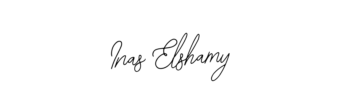 This is the best signature style for the Inas Elshamy name. Also you like these signature font (Bearetta-2O07w). Mix name signature. Inas Elshamy signature style 12 images and pictures png