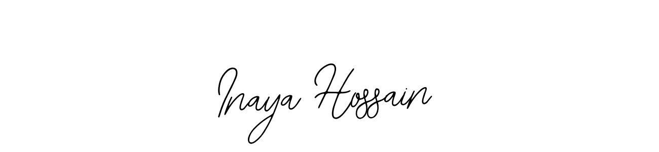 Also we have Inaya Hossain name is the best signature style. Create professional handwritten signature collection using Bearetta-2O07w autograph style. Inaya Hossain signature style 12 images and pictures png