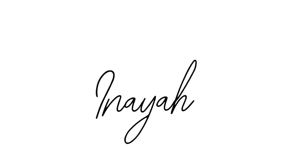Similarly Bearetta-2O07w is the best handwritten signature design. Signature creator online .You can use it as an online autograph creator for name Inayah. Inayah signature style 12 images and pictures png
