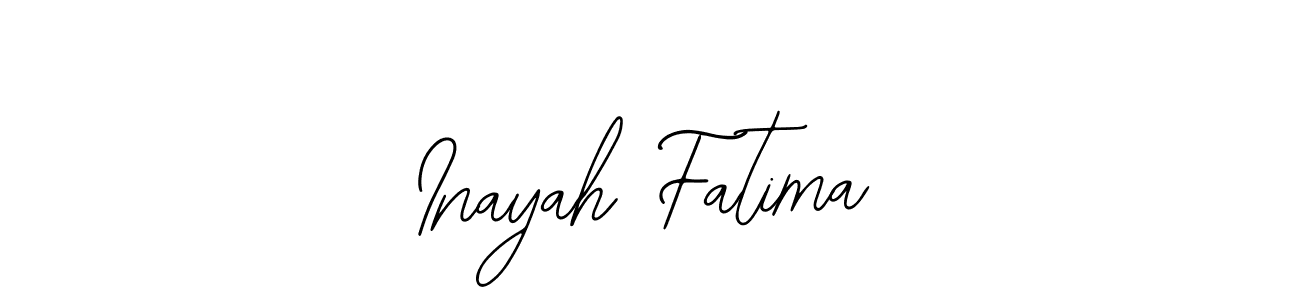 It looks lik you need a new signature style for name Inayah Fatima. Design unique handwritten (Bearetta-2O07w) signature with our free signature maker in just a few clicks. Inayah Fatima signature style 12 images and pictures png