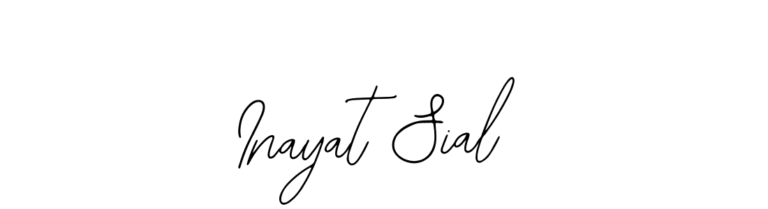 You should practise on your own different ways (Bearetta-2O07w) to write your name (Inayat Sial) in signature. don't let someone else do it for you. Inayat Sial signature style 12 images and pictures png
