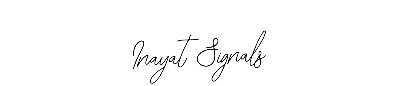 Create a beautiful signature design for name Inayat Signals. With this signature (Bearetta-2O07w) fonts, you can make a handwritten signature for free. Inayat Signals signature style 12 images and pictures png