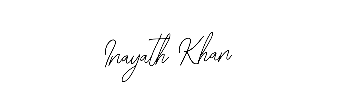 Similarly Bearetta-2O07w is the best handwritten signature design. Signature creator online .You can use it as an online autograph creator for name Inayath Khan. Inayath Khan signature style 12 images and pictures png