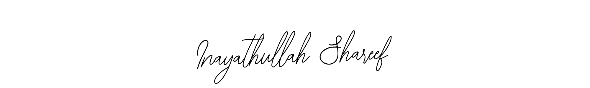 Make a beautiful signature design for name Inayathullah Shareef. With this signature (Bearetta-2O07w) style, you can create a handwritten signature for free. Inayathullah Shareef signature style 12 images and pictures png