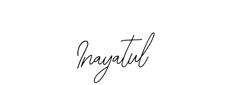 Use a signature maker to create a handwritten signature online. With this signature software, you can design (Bearetta-2O07w) your own signature for name Inayatul. Inayatul signature style 12 images and pictures png