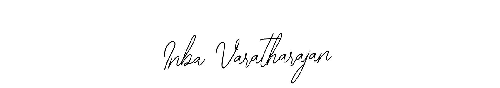 Design your own signature with our free online signature maker. With this signature software, you can create a handwritten (Bearetta-2O07w) signature for name Inba Varatharajan. Inba Varatharajan signature style 12 images and pictures png
