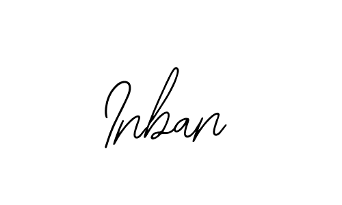 How to make Inban signature? Bearetta-2O07w is a professional autograph style. Create handwritten signature for Inban name. Inban signature style 12 images and pictures png