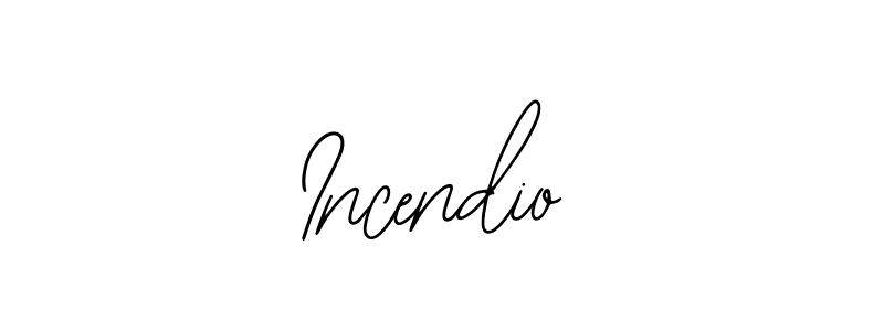 if you are searching for the best signature style for your name Incendio. so please give up your signature search. here we have designed multiple signature styles  using Bearetta-2O07w. Incendio signature style 12 images and pictures png