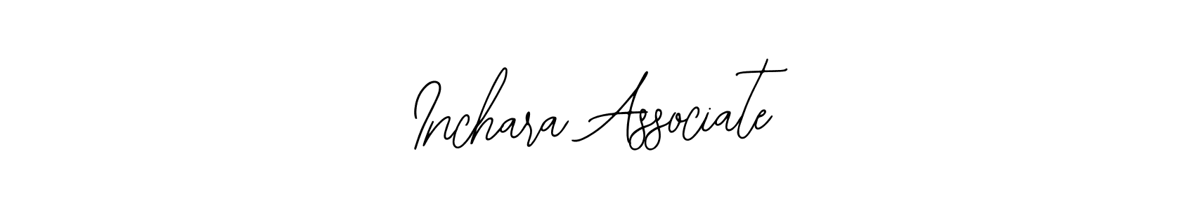 Inchara Associate stylish signature style. Best Handwritten Sign (Bearetta-2O07w) for my name. Handwritten Signature Collection Ideas for my name Inchara Associate. Inchara Associate signature style 12 images and pictures png