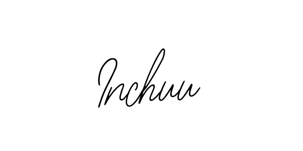 The best way (Bearetta-2O07w) to make a short signature is to pick only two or three words in your name. The name Inchuu include a total of six letters. For converting this name. Inchuu signature style 12 images and pictures png
