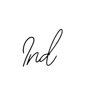 Also we have Ind name is the best signature style. Create professional handwritten signature collection using Bearetta-2O07w autograph style. Ind signature style 12 images and pictures png