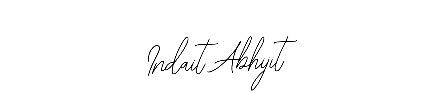 Check out images of Autograph of Indait Abhijit name. Actor Indait Abhijit Signature Style. Bearetta-2O07w is a professional sign style online. Indait Abhijit signature style 12 images and pictures png