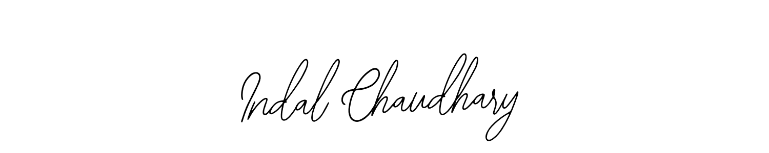 Make a beautiful signature design for name Indal Chaudhary. Use this online signature maker to create a handwritten signature for free. Indal Chaudhary signature style 12 images and pictures png