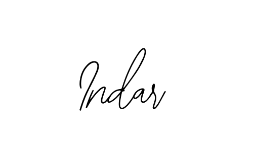 How to make Indar name signature. Use Bearetta-2O07w style for creating short signs online. This is the latest handwritten sign. Indar signature style 12 images and pictures png