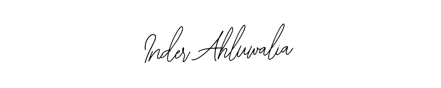 The best way (Bearetta-2O07w) to make a short signature is to pick only two or three words in your name. The name Inder Ahluwalia include a total of six letters. For converting this name. Inder Ahluwalia signature style 12 images and pictures png