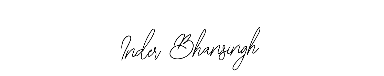 Make a beautiful signature design for name Inder Bhansingh. Use this online signature maker to create a handwritten signature for free. Inder Bhansingh signature style 12 images and pictures png