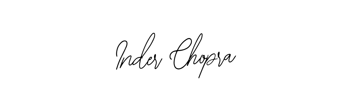 Here are the top 10 professional signature styles for the name Inder Chopra. These are the best autograph styles you can use for your name. Inder Chopra signature style 12 images and pictures png