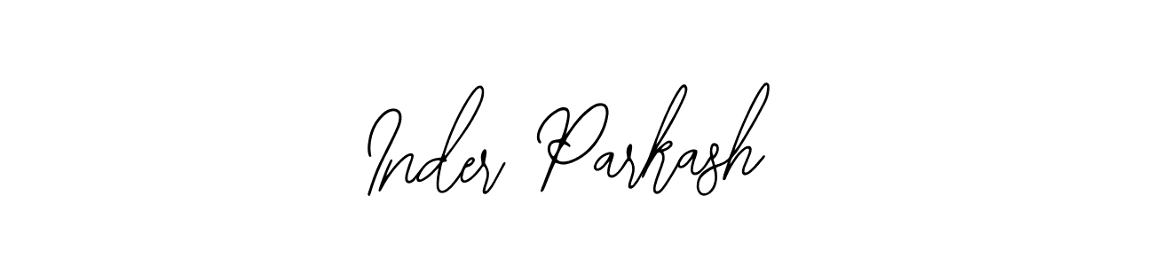How to make Inder Parkash signature? Bearetta-2O07w is a professional autograph style. Create handwritten signature for Inder Parkash name. Inder Parkash signature style 12 images and pictures png