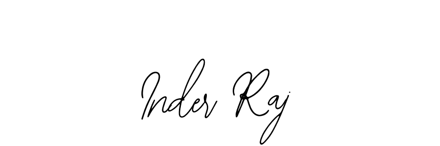 Use a signature maker to create a handwritten signature online. With this signature software, you can design (Bearetta-2O07w) your own signature for name Inder Raj. Inder Raj signature style 12 images and pictures png