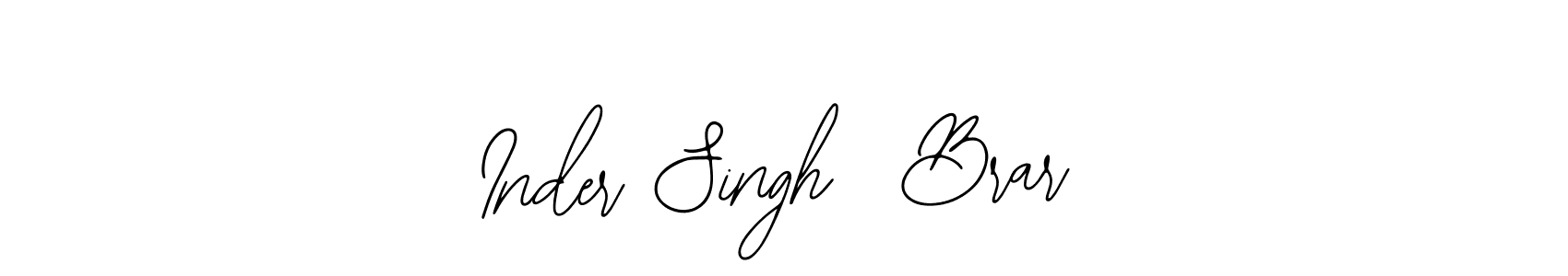 How to Draw Inder Singh  Brar signature style? Bearetta-2O07w is a latest design signature styles for name Inder Singh  Brar. Inder Singh  Brar signature style 12 images and pictures png