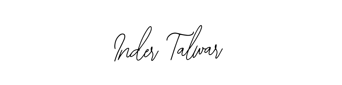 This is the best signature style for the Inder Talwar name. Also you like these signature font (Bearetta-2O07w). Mix name signature. Inder Talwar signature style 12 images and pictures png