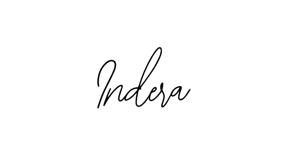 Use a signature maker to create a handwritten signature online. With this signature software, you can design (Bearetta-2O07w) your own signature for name Indera. Indera signature style 12 images and pictures png