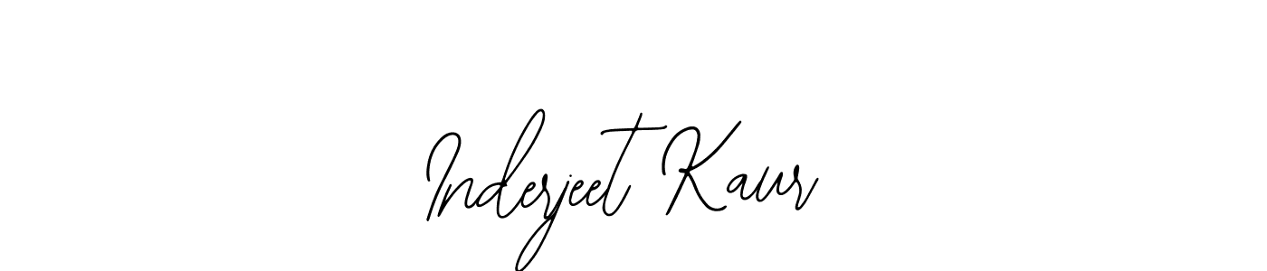 Make a beautiful signature design for name Inderjeet Kaur. Use this online signature maker to create a handwritten signature for free. Inderjeet Kaur signature style 12 images and pictures png