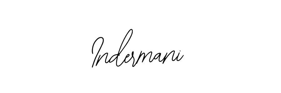 Make a beautiful signature design for name Indermani. With this signature (Bearetta-2O07w) style, you can create a handwritten signature for free. Indermani signature style 12 images and pictures png