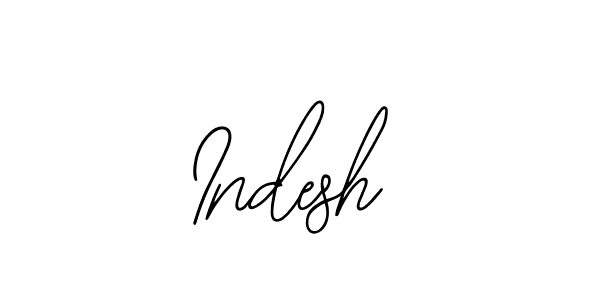 Make a beautiful signature design for name Indesh. With this signature (Bearetta-2O07w) style, you can create a handwritten signature for free. Indesh signature style 12 images and pictures png