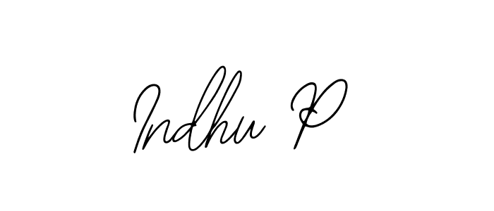 You can use this online signature creator to create a handwritten signature for the name Indhu P. This is the best online autograph maker. Indhu P signature style 12 images and pictures png