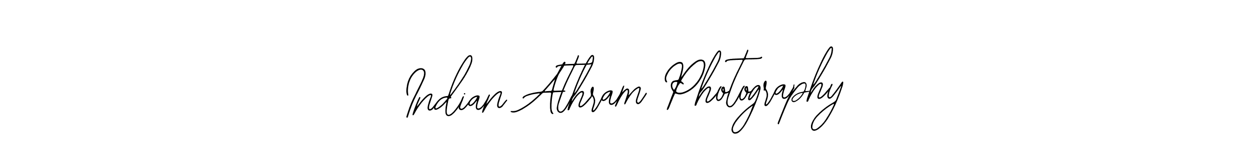 How to make Indian Athram Photography name signature. Use Bearetta-2O07w style for creating short signs online. This is the latest handwritten sign. Indian Athram Photography signature style 12 images and pictures png
