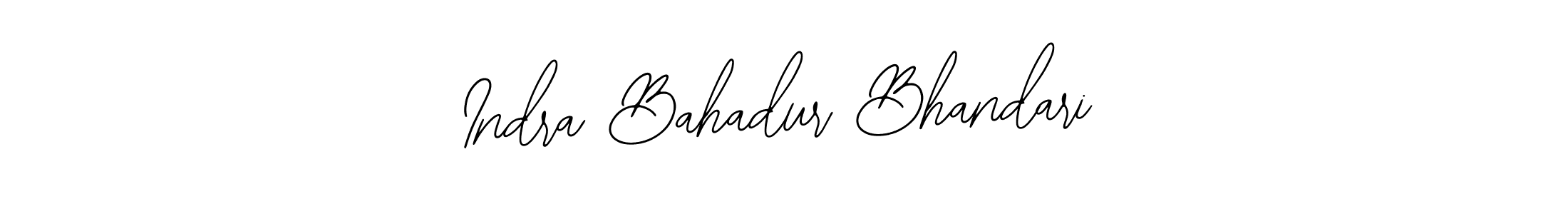 Indra Bahadur Bhandari stylish signature style. Best Handwritten Sign (Bearetta-2O07w) for my name. Handwritten Signature Collection Ideas for my name Indra Bahadur Bhandari. Indra Bahadur Bhandari signature style 12 images and pictures png