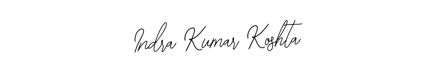 Similarly Bearetta-2O07w is the best handwritten signature design. Signature creator online .You can use it as an online autograph creator for name Indra Kumar Koshta. Indra Kumar Koshta signature style 12 images and pictures png