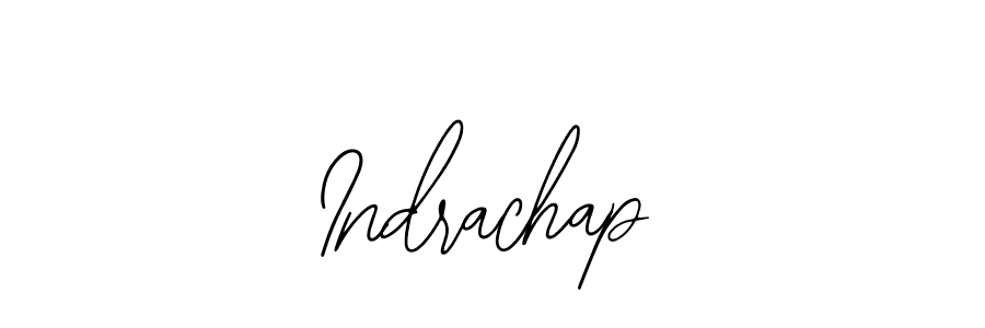 Use a signature maker to create a handwritten signature online. With this signature software, you can design (Bearetta-2O07w) your own signature for name Indrachap. Indrachap signature style 12 images and pictures png