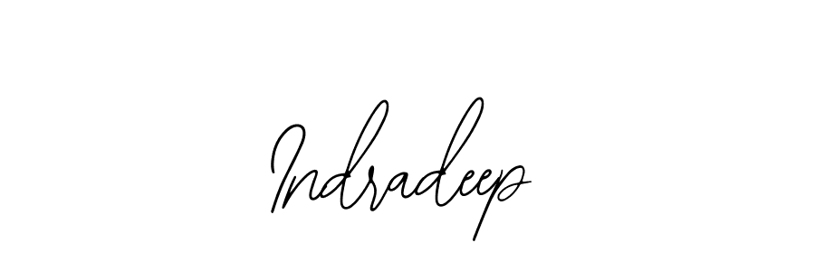 if you are searching for the best signature style for your name Indradeep. so please give up your signature search. here we have designed multiple signature styles  using Bearetta-2O07w. Indradeep signature style 12 images and pictures png
