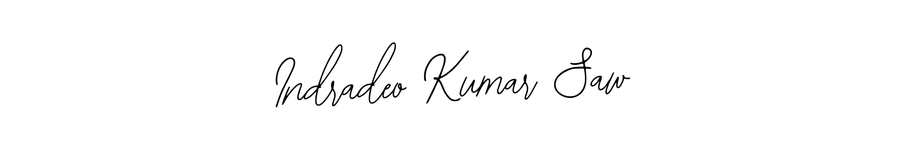 Indradeo Kumar Saw stylish signature style. Best Handwritten Sign (Bearetta-2O07w) for my name. Handwritten Signature Collection Ideas for my name Indradeo Kumar Saw. Indradeo Kumar Saw signature style 12 images and pictures png