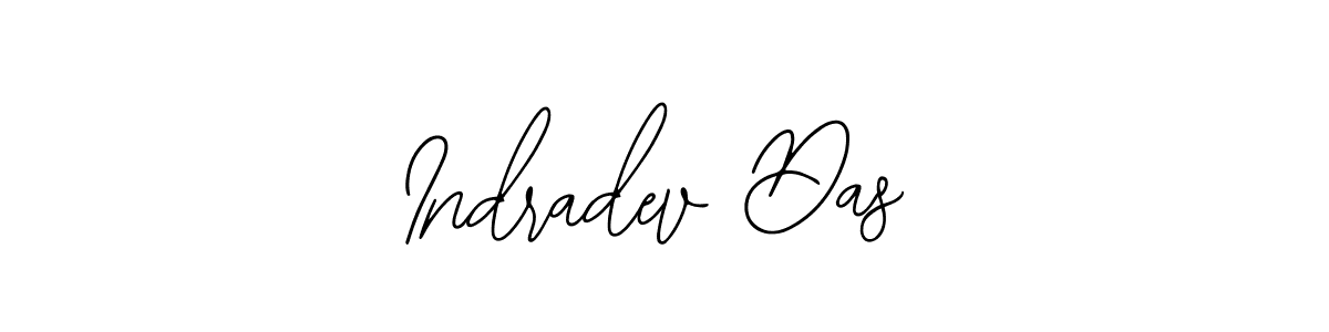 Use a signature maker to create a handwritten signature online. With this signature software, you can design (Bearetta-2O07w) your own signature for name Indradev Das. Indradev Das signature style 12 images and pictures png