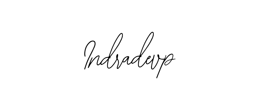 Use a signature maker to create a handwritten signature online. With this signature software, you can design (Bearetta-2O07w) your own signature for name Indradevp. Indradevp signature style 12 images and pictures png