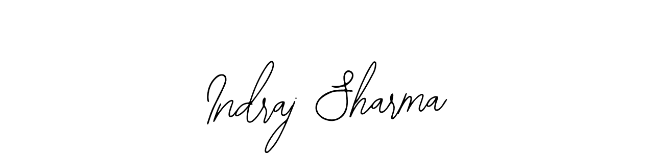 You should practise on your own different ways (Bearetta-2O07w) to write your name (Indraj Sharma) in signature. don't let someone else do it for you. Indraj Sharma signature style 12 images and pictures png