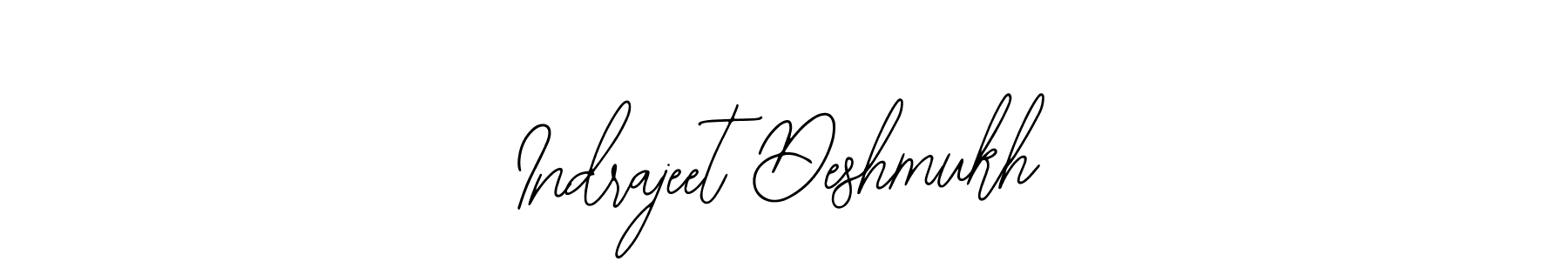How to make Indrajeet Deshmukh name signature. Use Bearetta-2O07w style for creating short signs online. This is the latest handwritten sign. Indrajeet Deshmukh signature style 12 images and pictures png
