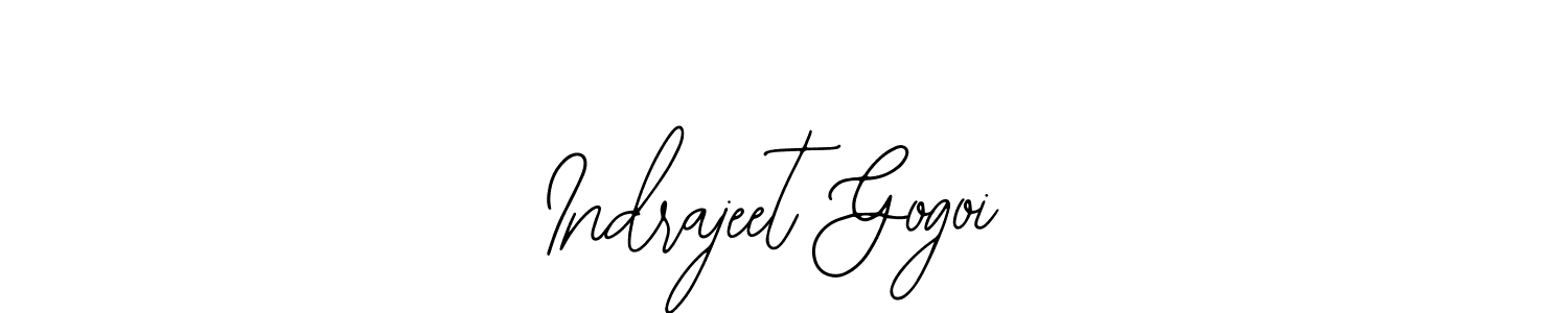 The best way (Bearetta-2O07w) to make a short signature is to pick only two or three words in your name. The name Indrajeet Gogoi include a total of six letters. For converting this name. Indrajeet Gogoi signature style 12 images and pictures png