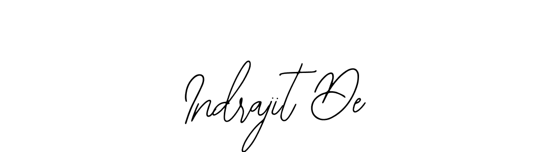 if you are searching for the best signature style for your name Indrajit De. so please give up your signature search. here we have designed multiple signature styles  using Bearetta-2O07w. Indrajit De signature style 12 images and pictures png