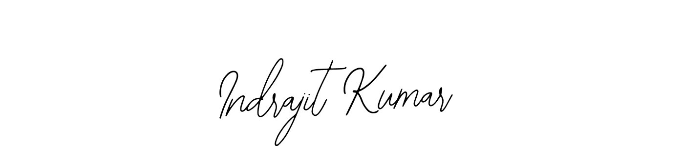 if you are searching for the best signature style for your name Indrajit Kumar. so please give up your signature search. here we have designed multiple signature styles  using Bearetta-2O07w. Indrajit Kumar signature style 12 images and pictures png
