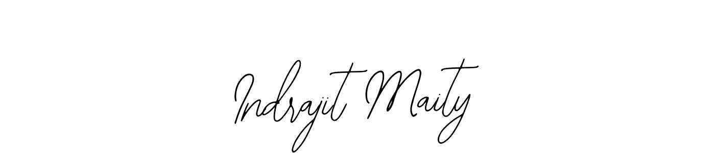 You should practise on your own different ways (Bearetta-2O07w) to write your name (Indrajit Maity) in signature. don't let someone else do it for you. Indrajit Maity signature style 12 images and pictures png