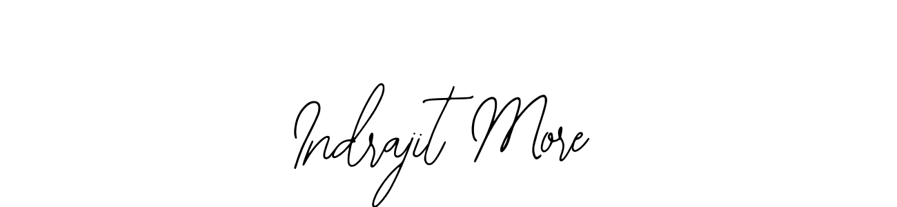 The best way (Bearetta-2O07w) to make a short signature is to pick only two or three words in your name. The name Indrajit More include a total of six letters. For converting this name. Indrajit More signature style 12 images and pictures png