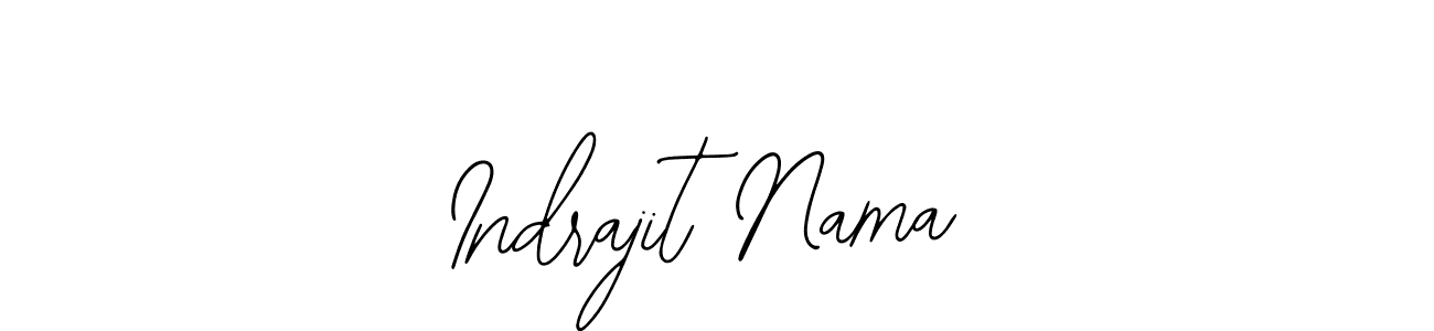 Also You can easily find your signature by using the search form. We will create Indrajit Nama name handwritten signature images for you free of cost using Bearetta-2O07w sign style. Indrajit Nama signature style 12 images and pictures png